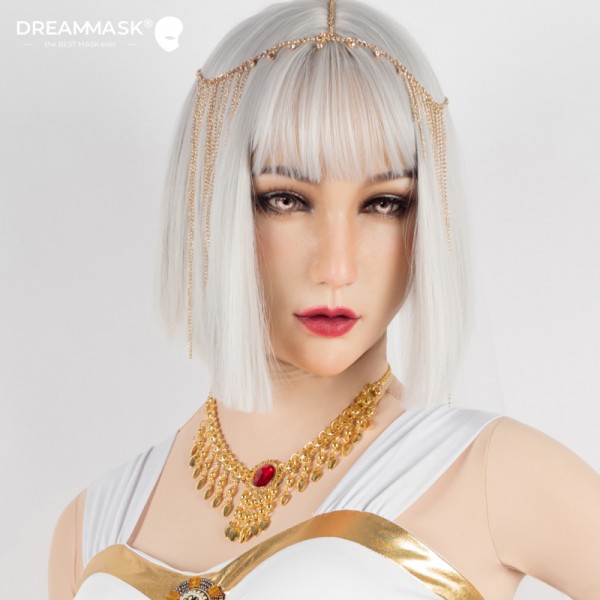 Ching4G) Goddess Special Makeup! Crossdress Silicone Female Mask Full/Half  Head Transgender Realistic Face Kigurumi DMS