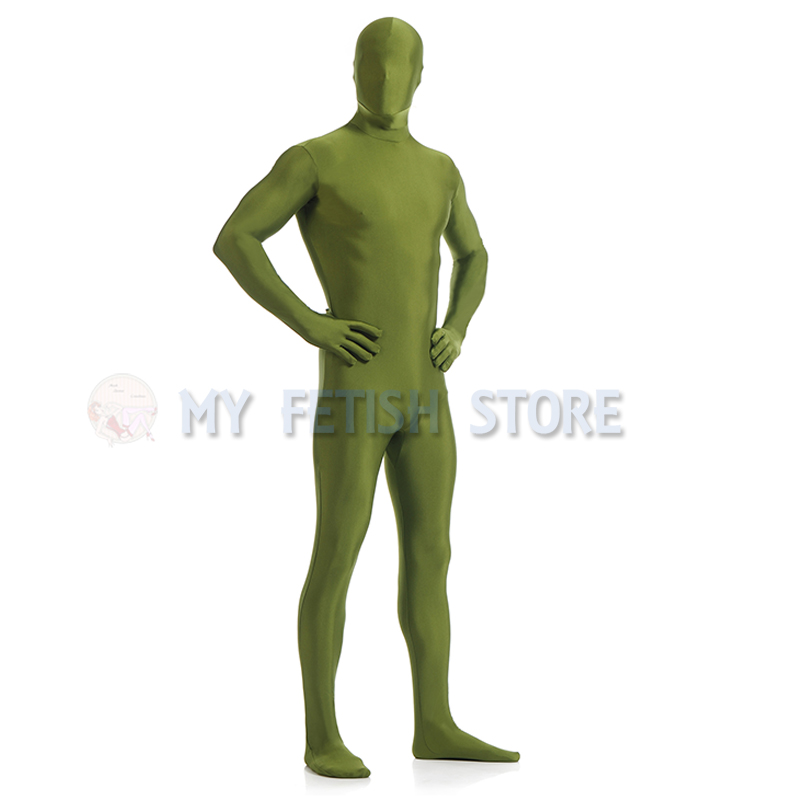 green full body spandex